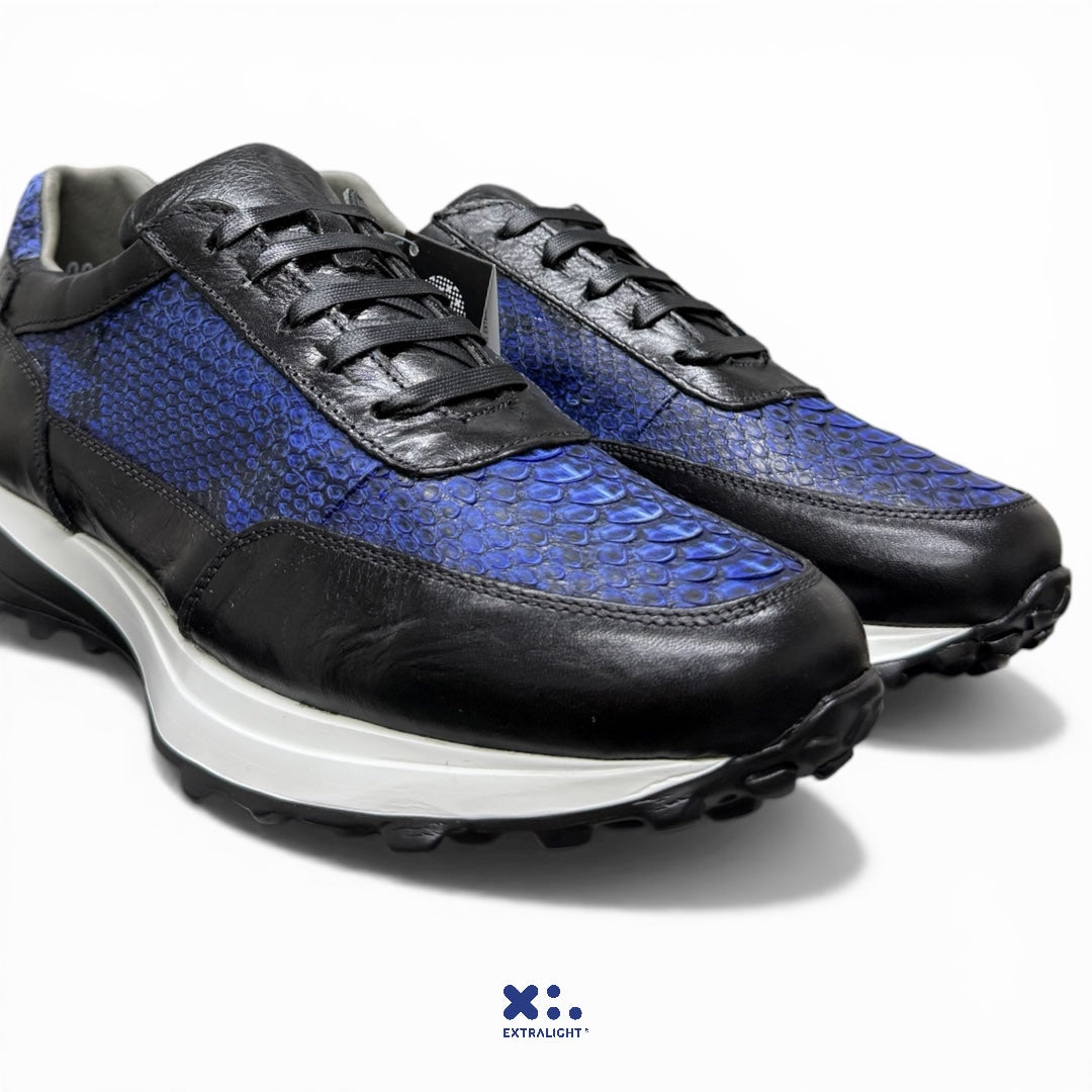 Sneaker 20K piel Phyton mezclilla francés extralight®