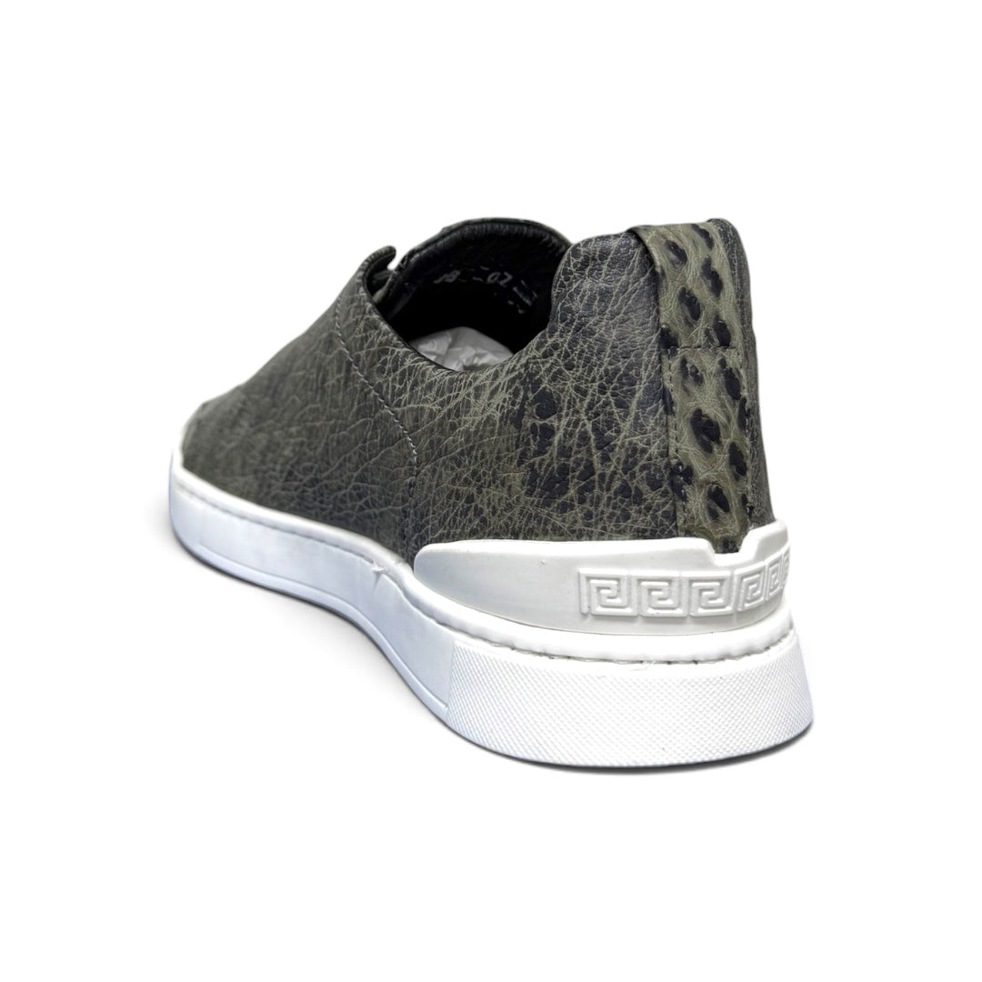 MACRINO- piel avestruz gris orix