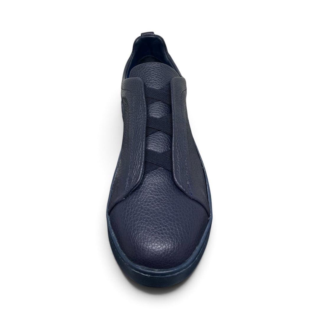 MACRINO- piel venado total bleu marino