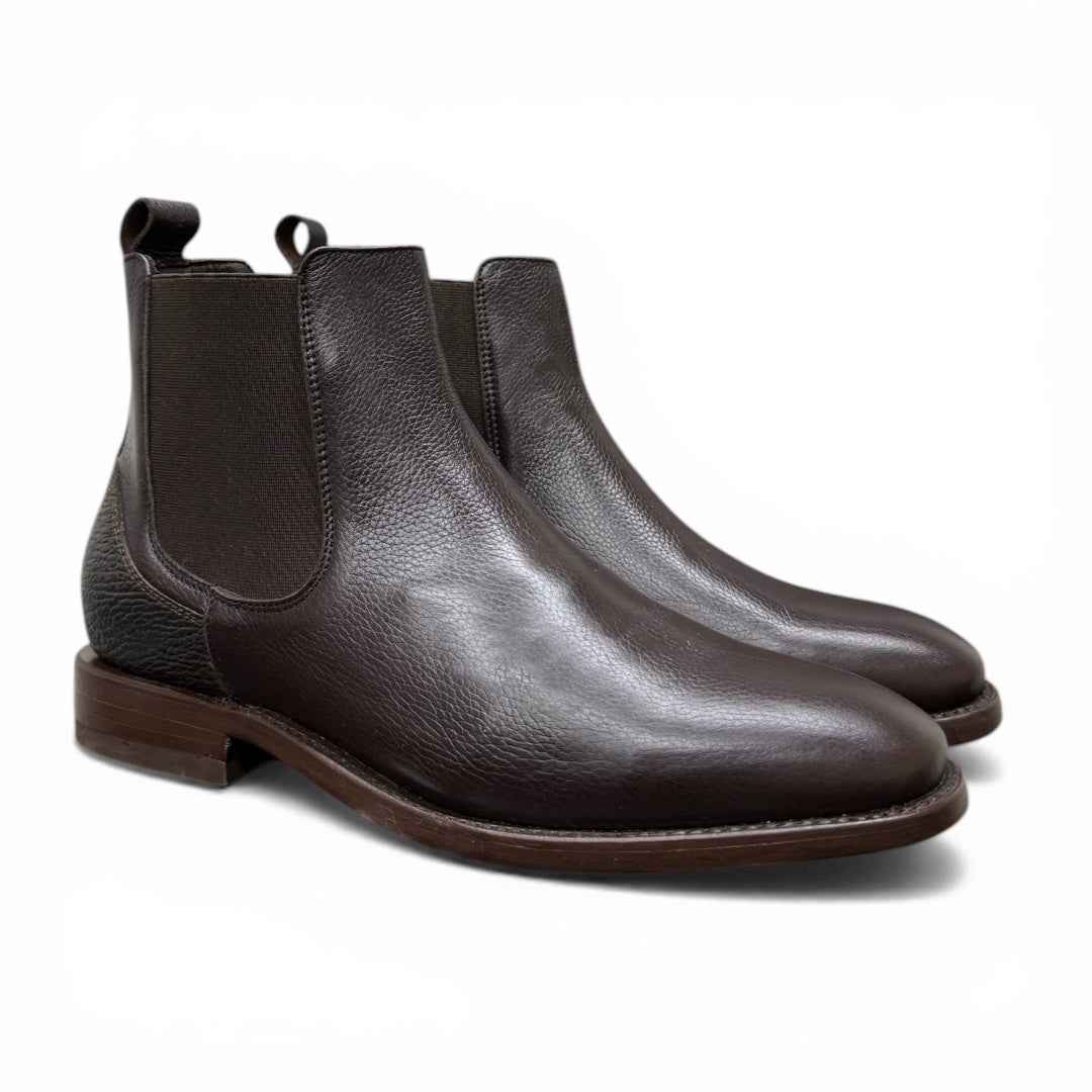 Botines de piel café / piel tiburón mod smith wesson