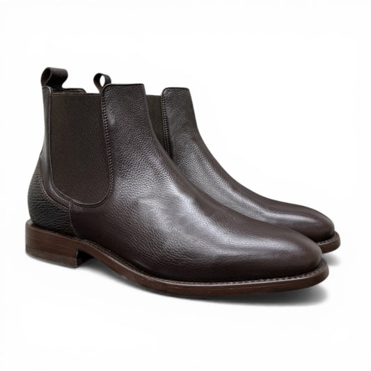 Botines de piel café / piel tiburón mod smith wesson