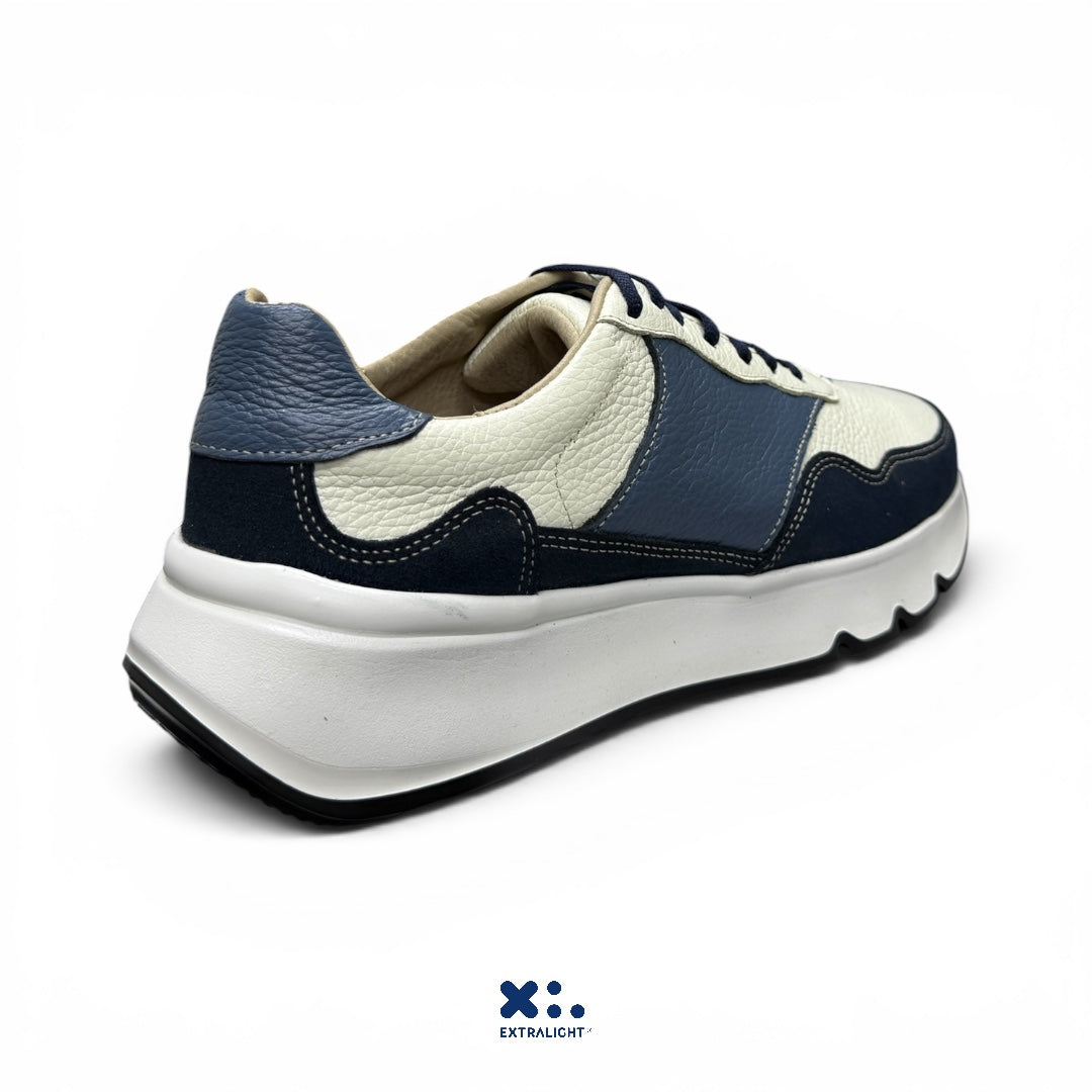 sneaker ralph - piel venado paleta azul Extralight®