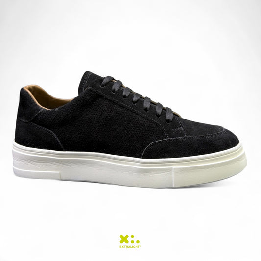 sneaker de piel ted black perforado 16k vermil extralight