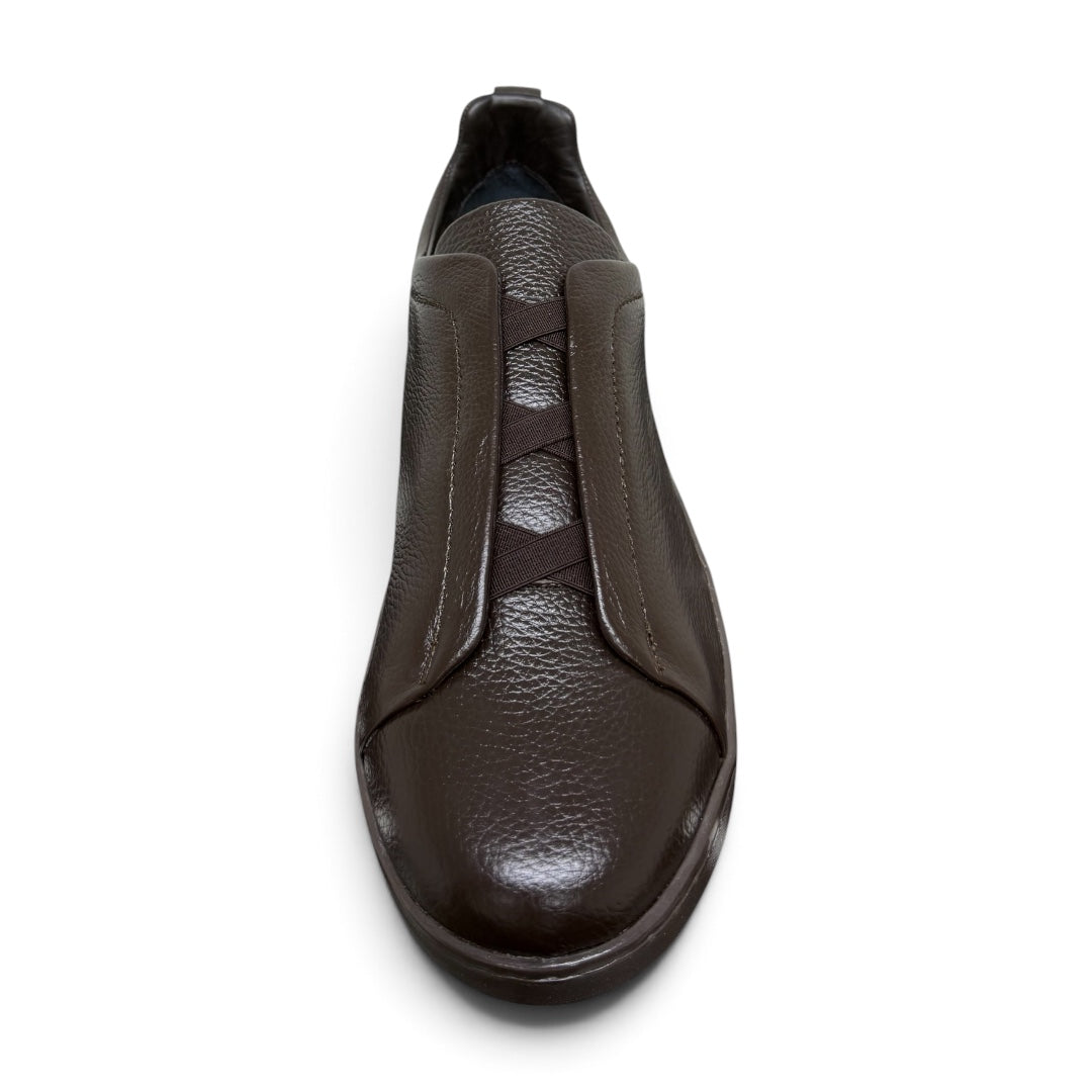 MACRINO- piel venado total brown