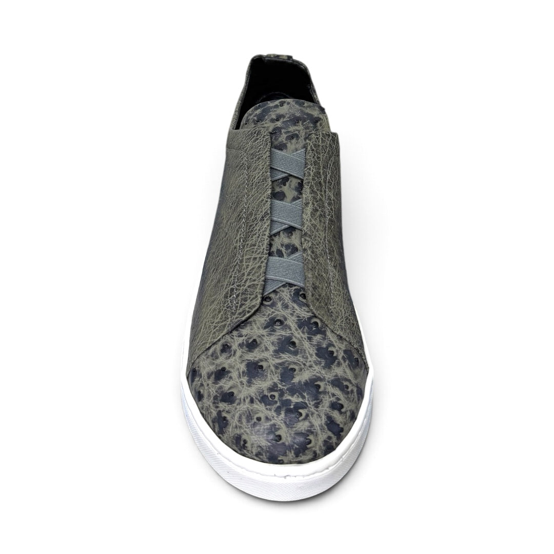 MACRINO- piel avestruz gris orix