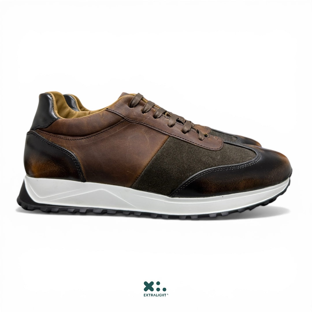 sneaker carson - piel chocolates Extralight®
