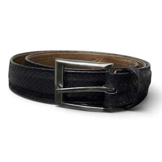 Cinturon de Python black total mate
