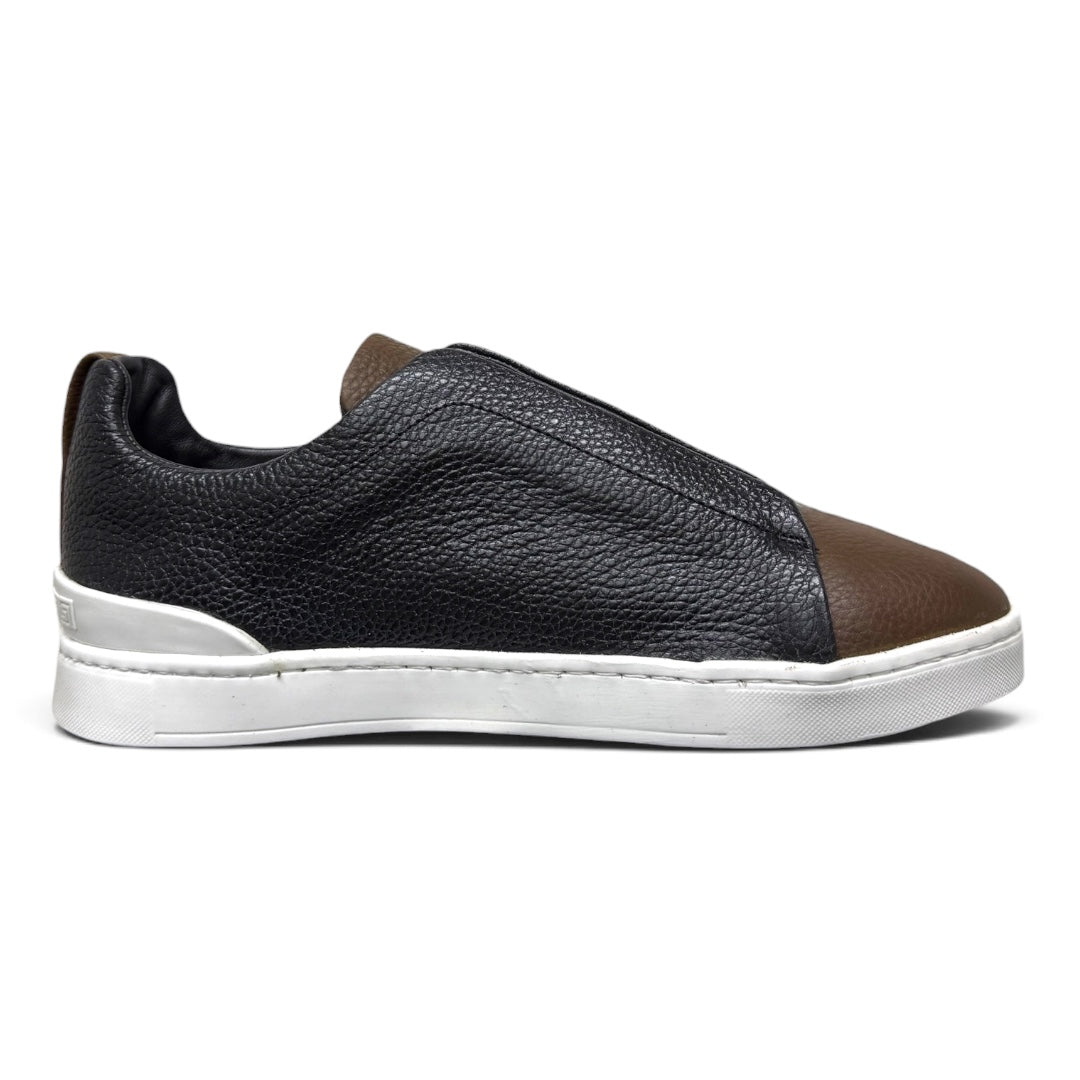 MACRINO- piel venado black caoba