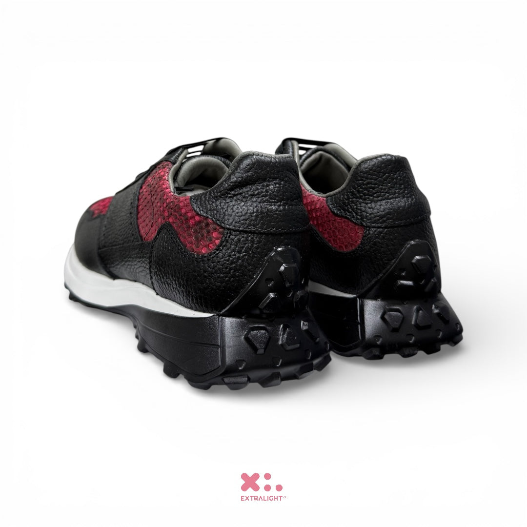 sneaker 20k10 edición limitada • negro flother / piel pyton legit pink booming