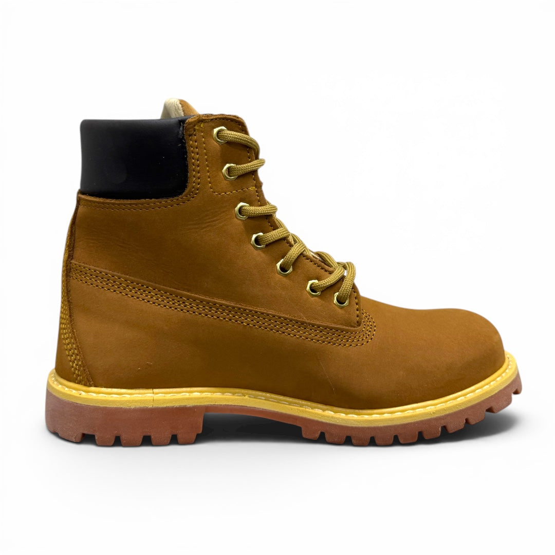 Botas timber piel honey tank
