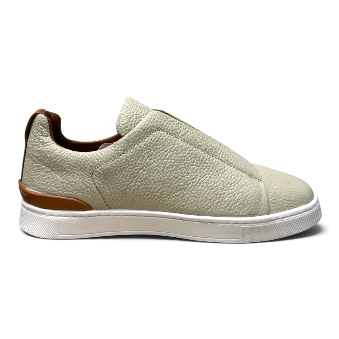 MACRINO- piel venado cream naranja hermes