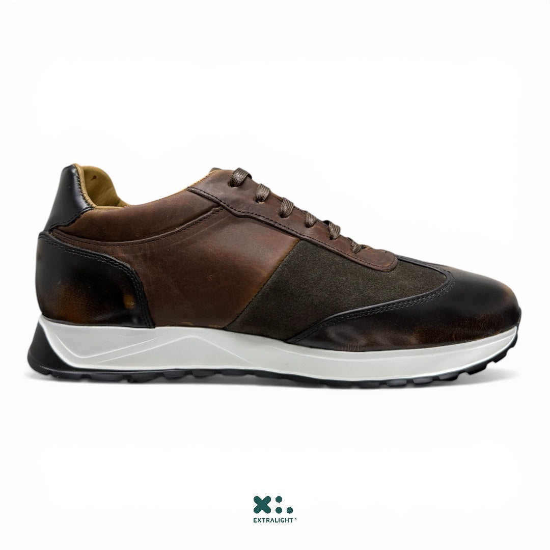 sneaker carson - piel chocolates Extralight®