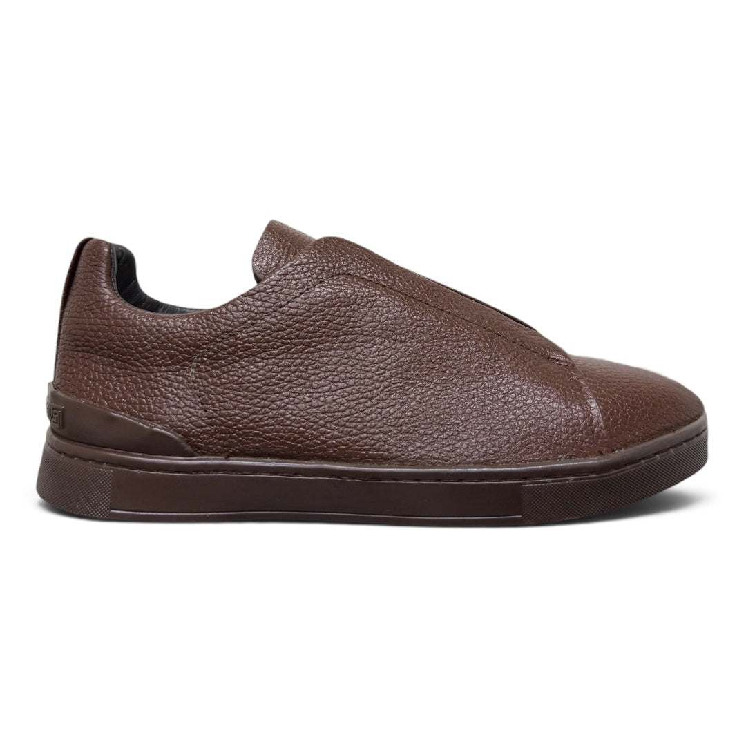 MACRINO- piel venado Shedron lustrado