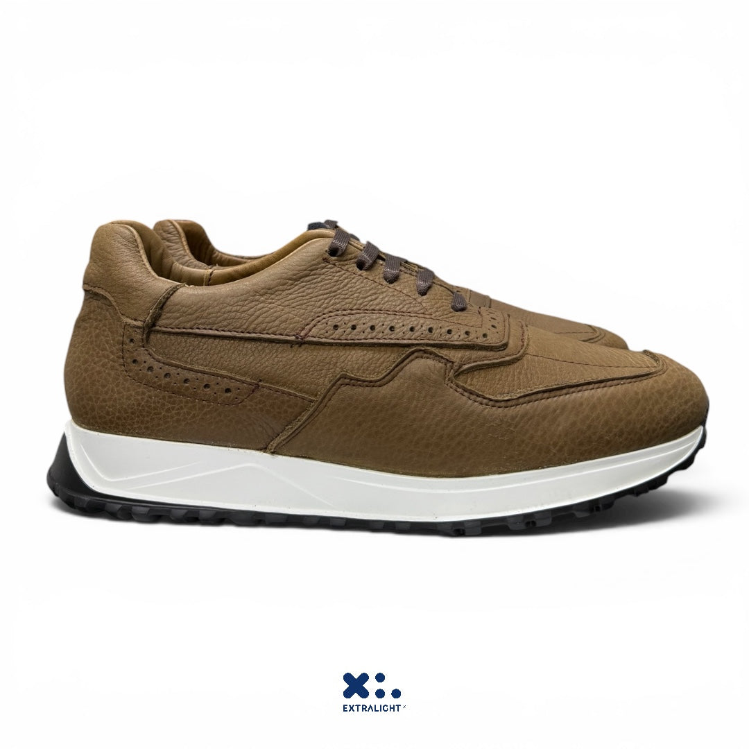 sneaker bostoni - piel venado fango extralight