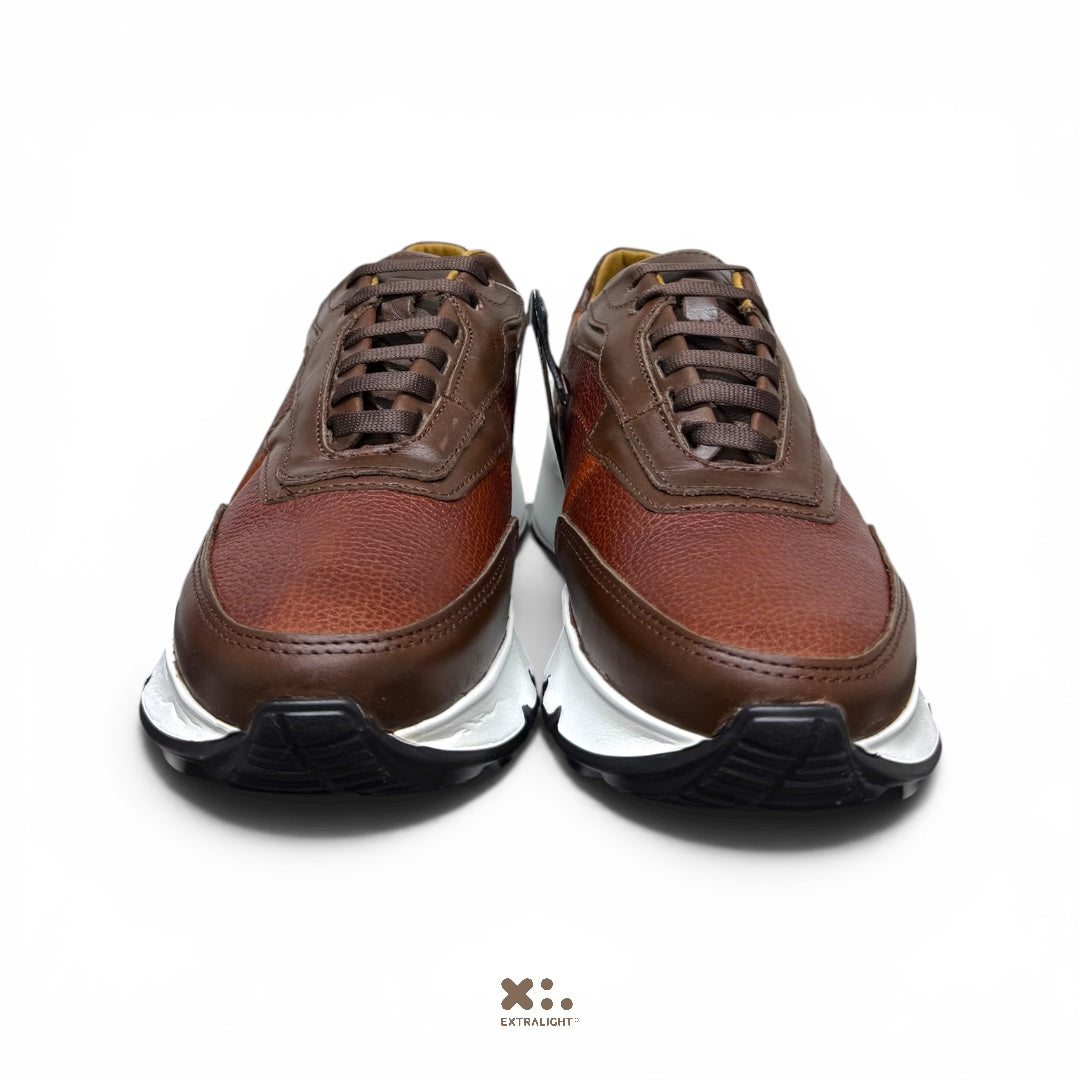 sneaker bronx- piel wiskey venado  Extralight®