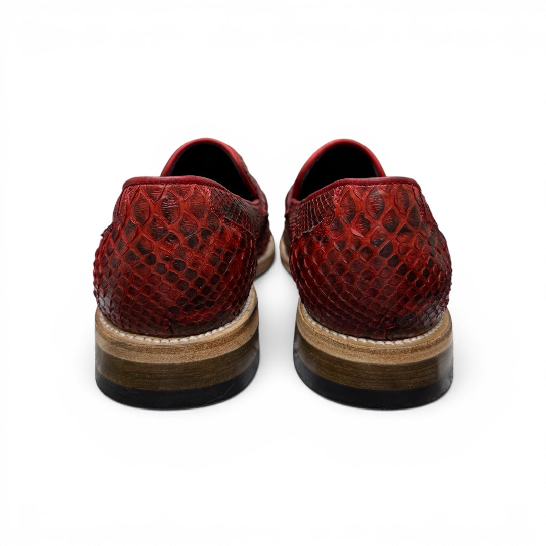 Loafers carmayn piel pyton cherry full