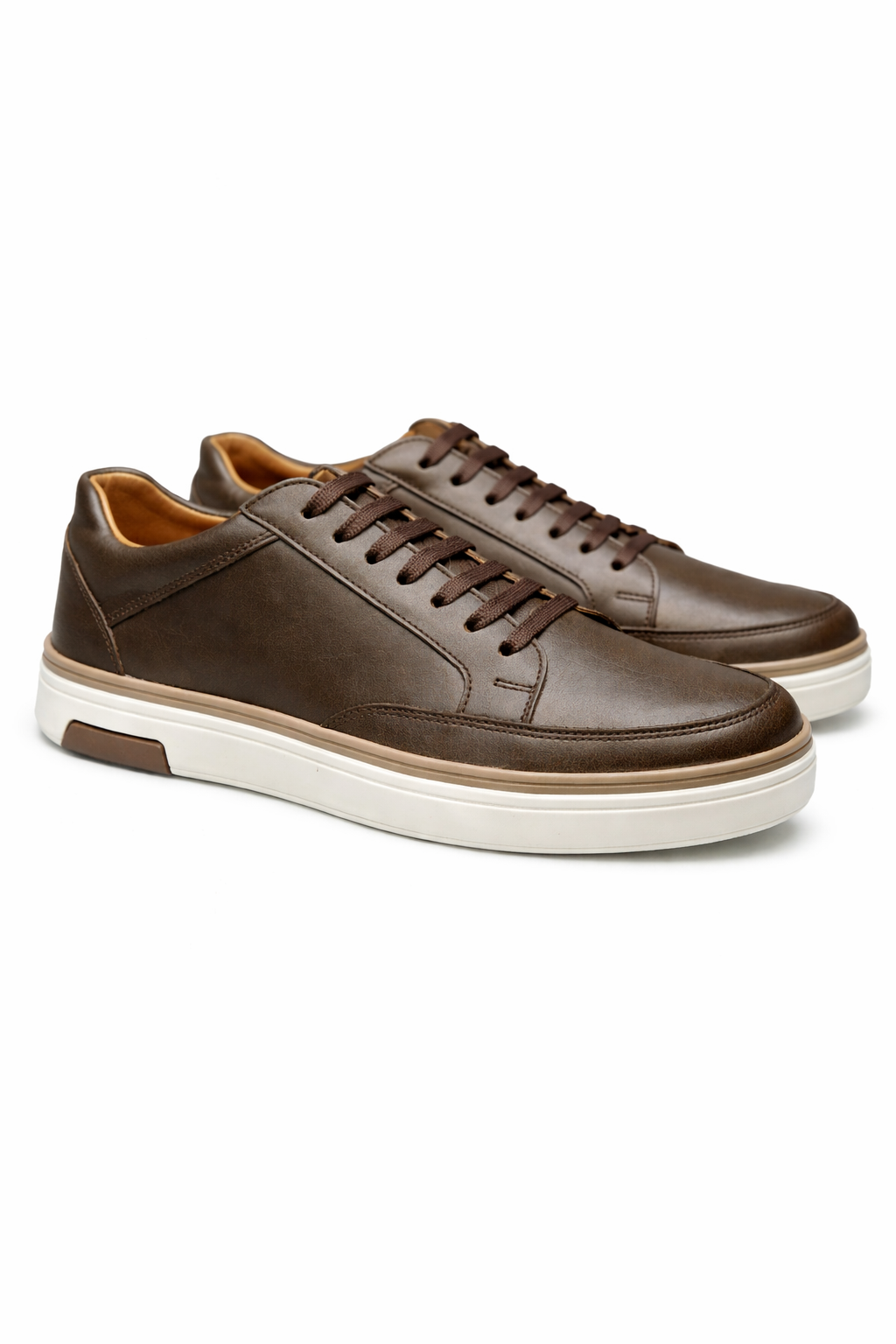 Tenis de piel 9002 - café montana