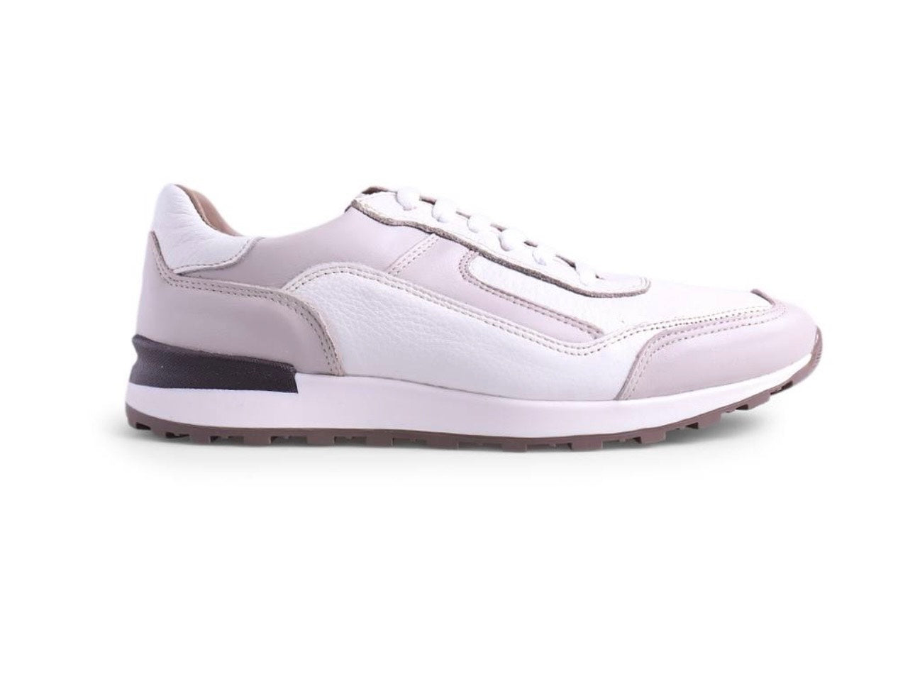 tenis de piel color blanco piel flother / piel hielo / mod 6005