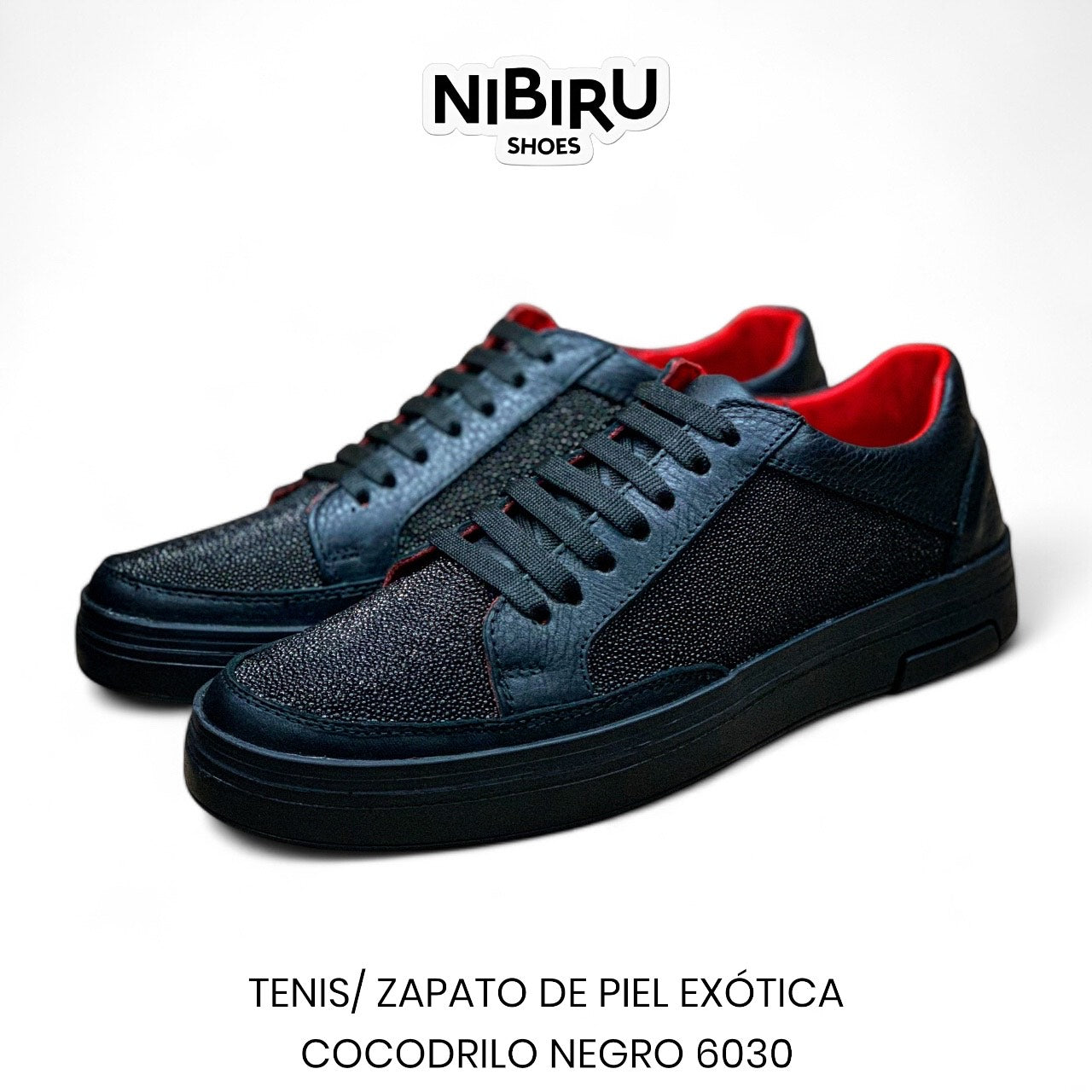 tenis de piel napa venado / piel legitima de mantarraya rey 9002