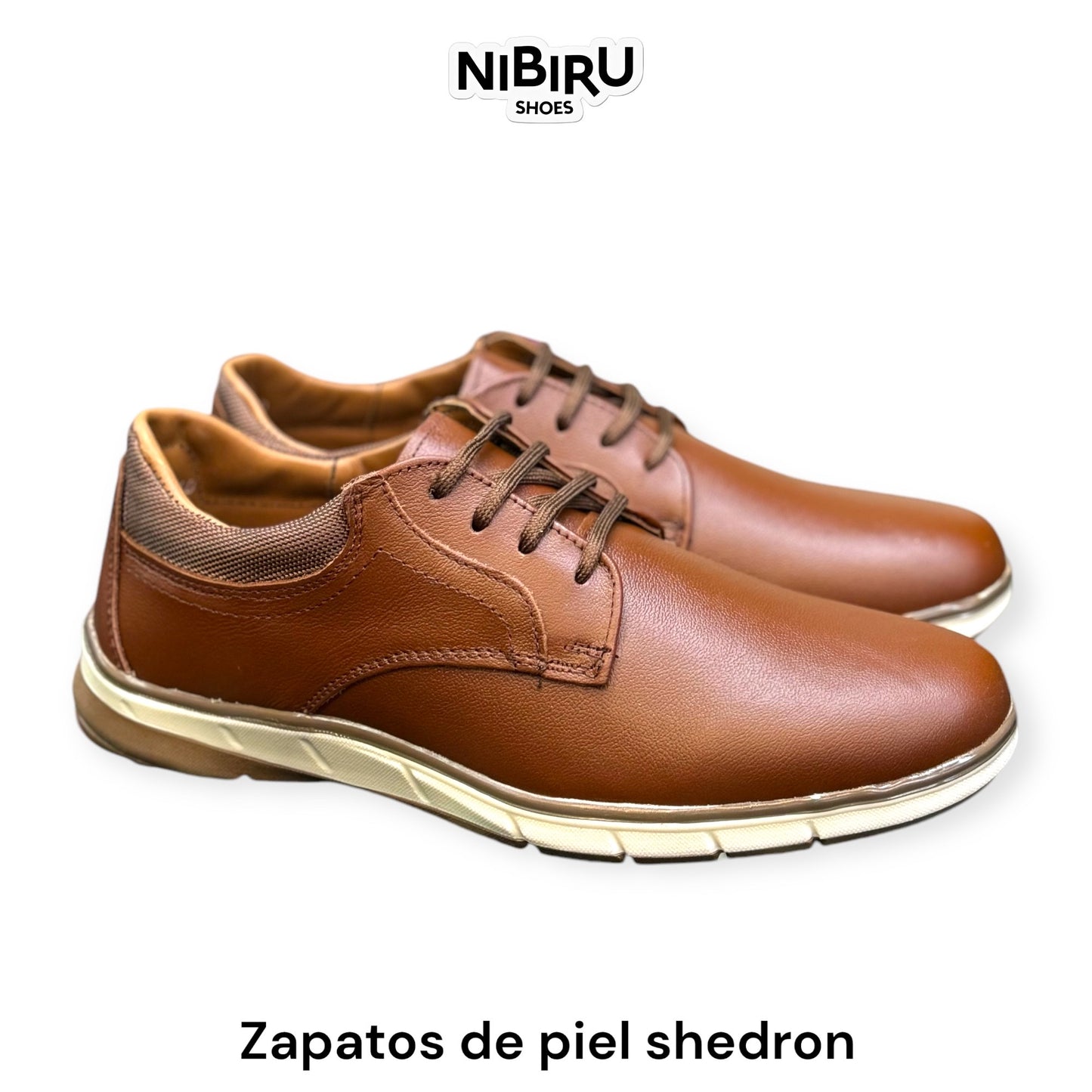 zapatos de piel napa shedron mod 1037 confort