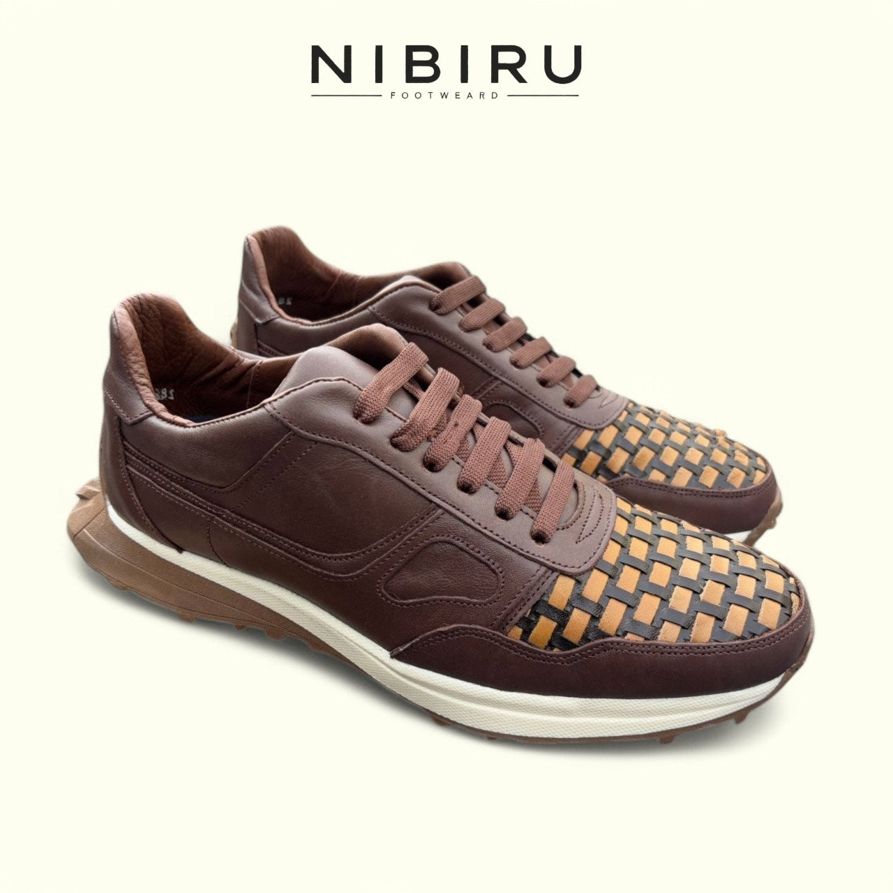 Tenis de piel 6034 - tejido artesanal