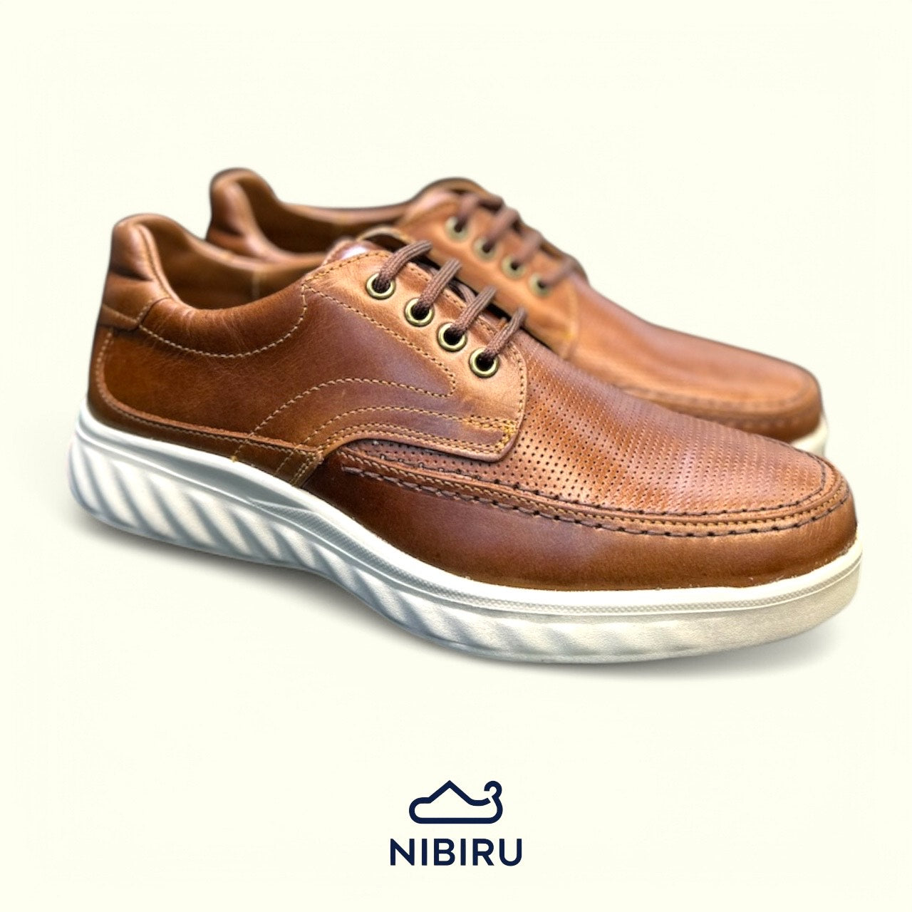 zapatos de piel shedron pull up suela ultraligera confortables 11040