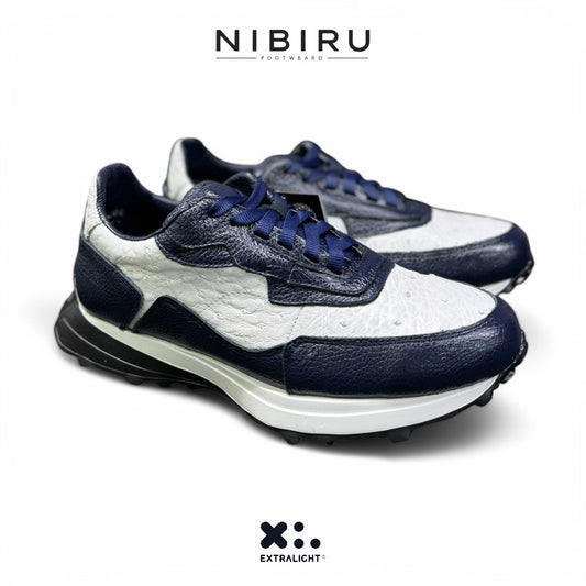 tenis de piel exotico avestruz / piel venado 20k60 extralight