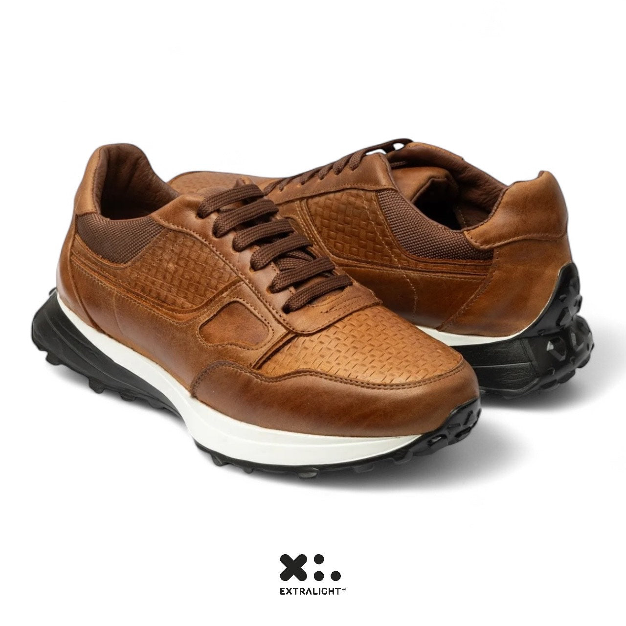 sneaker de piel shedron crazy miel 20k34 extralight