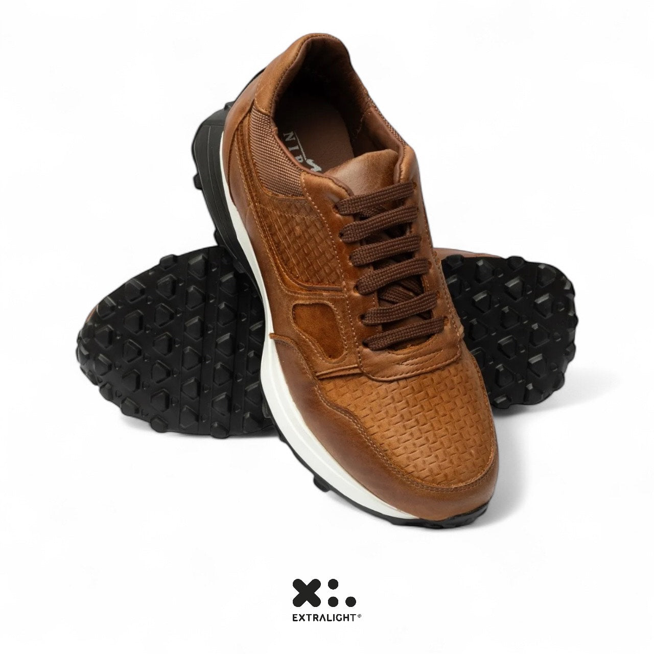 sneaker de piel shedron crazy miel 20k34 extralight